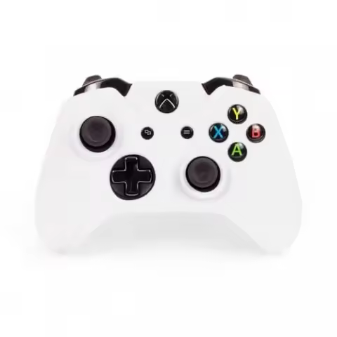 Carcasa Gel Antigolpes para XBOX ONE - Controller Silicon Skin (Blanco) - Funda mando - 1