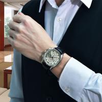 Reloj De Cuarzo Para Hombre PAGANI DESIGN 2024 Moda Militar Con Movimiento De Lujo Cuero Resistente Al Agua Y Al Choque Pantalla Retroiluminada Y Fecha Rattrapante - details 6