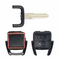 Banner - Carcasa mando llave del coche 2 botones compatible con Opel Vectra Astra Zafira Omega negro