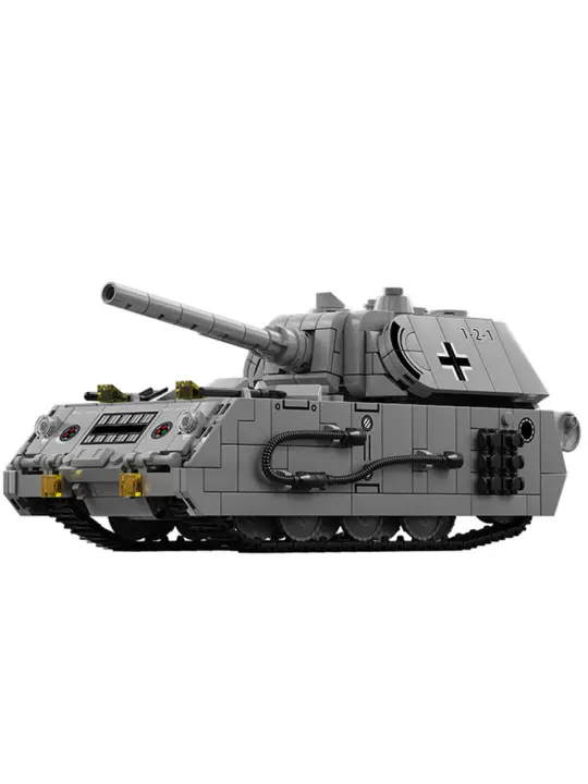 Bloques De Construcción Para Niños Modelo De Tanque Panzerkampfwagen VIII Maus De La Segunda Guerra Mundial WW2 Juguetes Educativos Para Adolescentes Y Adultos - 1