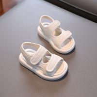 Sandalias Para Niñas Con Diseño Suave Y Bajo Para Niños Y Bebés En Colores Sólidos Estilo Coreano Casual Antideslizantes Para Verano - details 6
