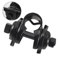 Adaptador De Sillín De Bicicleta De Alta Calidad Para Exterior Clip Fijo Post De Sillín De Acero Carbono Negro Concaavo-convexo - details 2