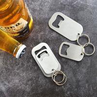 Llavero de acero inoxidable para abridor de tapas, resistente y duradero, 2 piezas para enviar a amigos, ligero y fácil de llevar. - details 2