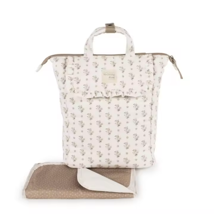 Mochila Walking Mum Botton Flores - 1