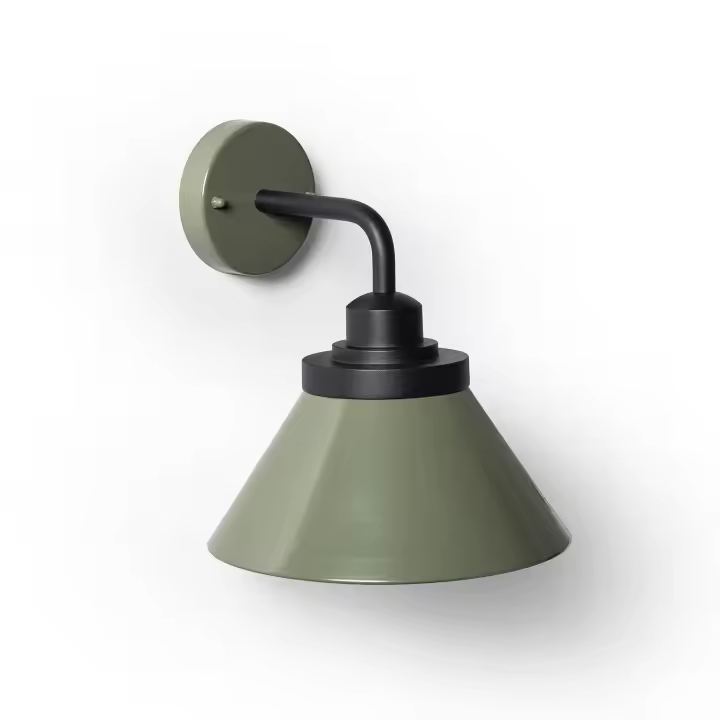 Ledkia Lámpara de Pared Exterior Aluminio Medow Verde - 1