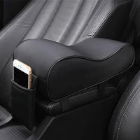 Almohadilla De Reposabrazos De Coche De Cuero Con Almacenamiento Y Bolsillo Espuma De Memoria Gruesa Consola Central Protección - details 11