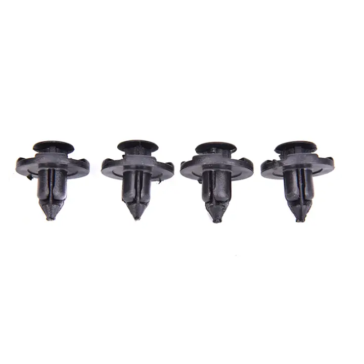 100Pcs Clips De Presión De Plástico 8mm Para Mud Flaps Bumper Fender Nissan Accesorios De Coche Herramientas De Reparación - 1