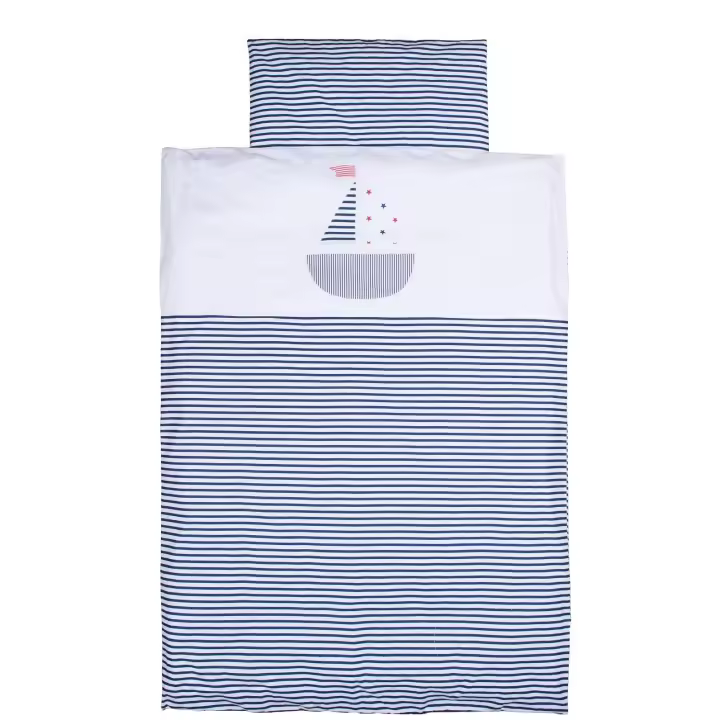 Vizaro - Funda Nórdica y Funda Almohada Cama Infantil 90x200cm / 80x190cm - 100% Algodón - Med. 150x200cm - Hecho UE, OekoTex - 1