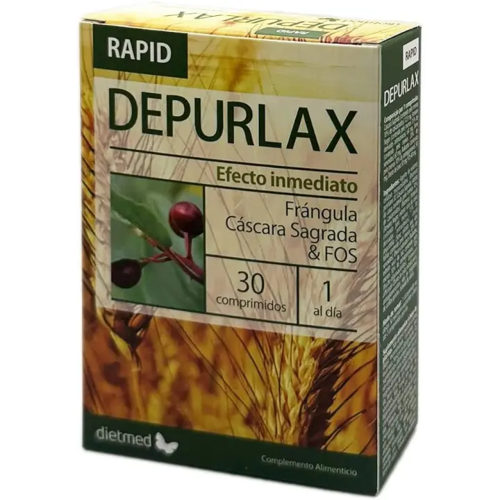 Dietmed Depurlax rapid Efecto inmediato 30 comprimidos - 1
