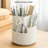 Soporte Para Lápices Multifuncional En Blanco Organizador De Escritorio Para Oficina Con Secciones Y Capas Giratorio Herramientas De Belleza Suministros De Papelería - details 0