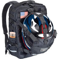 Mochila De Motocicleta Impermeable 26L Bolsa De Viaje Para Ciclismo Almacenamiento De Casco De Senderismo Rucksack Negro - details 0