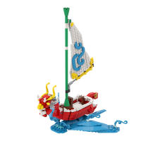 Kit De Modelo De Barco Wind Waker BuildMOC Bloques De Construcción Zelda Juguete Único Para Niños Constructor De La Leyenda De Zelda - details 1