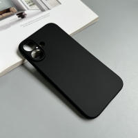 Funda De Teléfono De Silicona Negra Mate Para iPhone 16 pro Max Y 16 plus Protección De Lente Cubiertas Completas Antiglosas Y Anti- Huellas - details 2