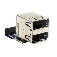 Adaptador De Cabecero De Motherboard Compatible Con Computadora Femenino Cable De Extensión USB2.0 9Pin/10P Accesorios Para Motherboard De Escritorio - details 9