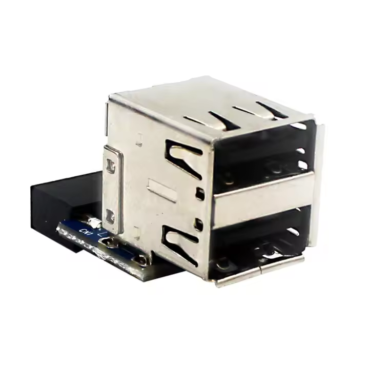 Adaptador De Cabecero De Motherboard Compatible Con Computadora Femenino Cable De Extensión USB2.0 9Pin/10P Accesorios Para Motherboard De Escritorio - 1