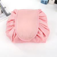 Organizador de Viaje Bolsa de Cosméticos con Cordón Rosa - details 1