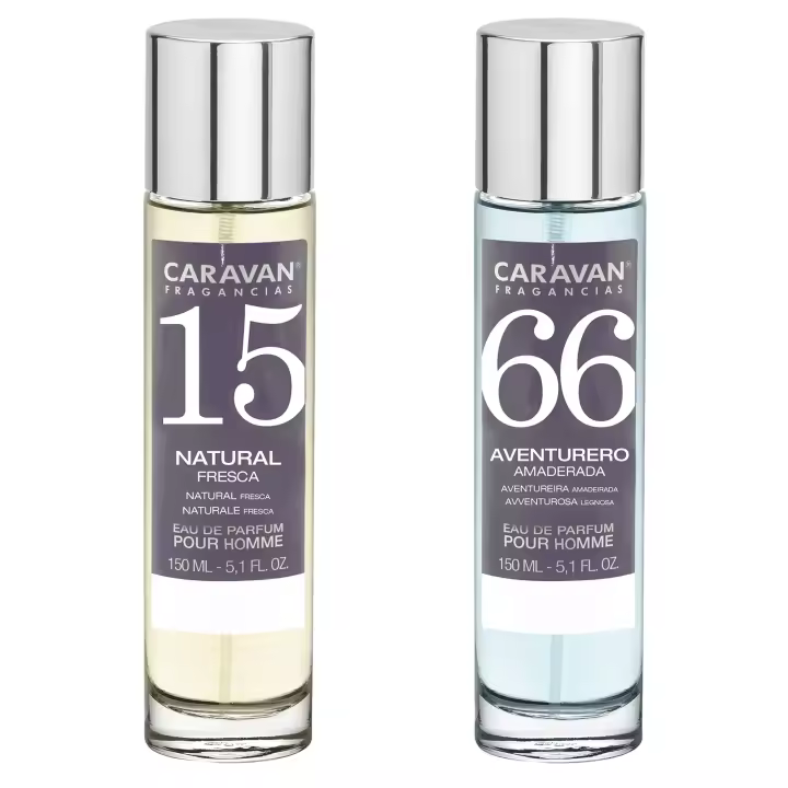 Set de 2 perfumes caravan hombre nº66 y nº 15 - 1