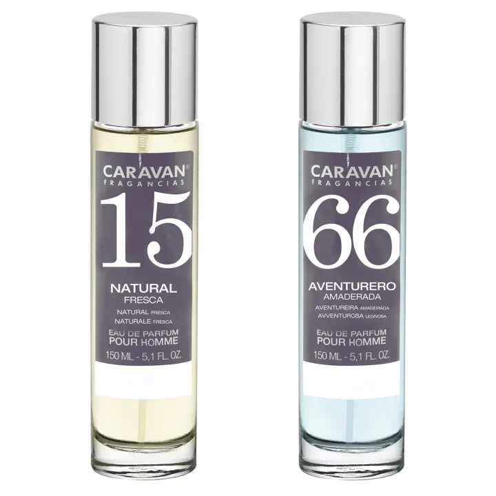 Set de 2 perfumes caravan hombre nº66 y nº 15 - 1