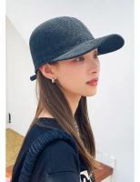 Sombrero De Béisbol De Paja Transpirable Para Hombres Y Mujeres Verano Sombreros De Sol Ajustables De Color Sólido Accesorios De Playa Protección UV - details 5