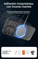 Funda Magnética De Lujo Para Samsung Galaxy S25 Ultra plus Con Soporte Para Lentes Plegables Y Carga Inalámbrica Magsafe Cubierta Suave Mate Protectora Contra Golpes Y Arañazos - details 4