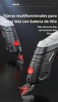Tijeras Eléctricas NANWEI Para Cortar Ropa Y Telas Pequeñas Manuales Recargables De Acero Tungsteno Certificación Y Origen No Aplican - details 0