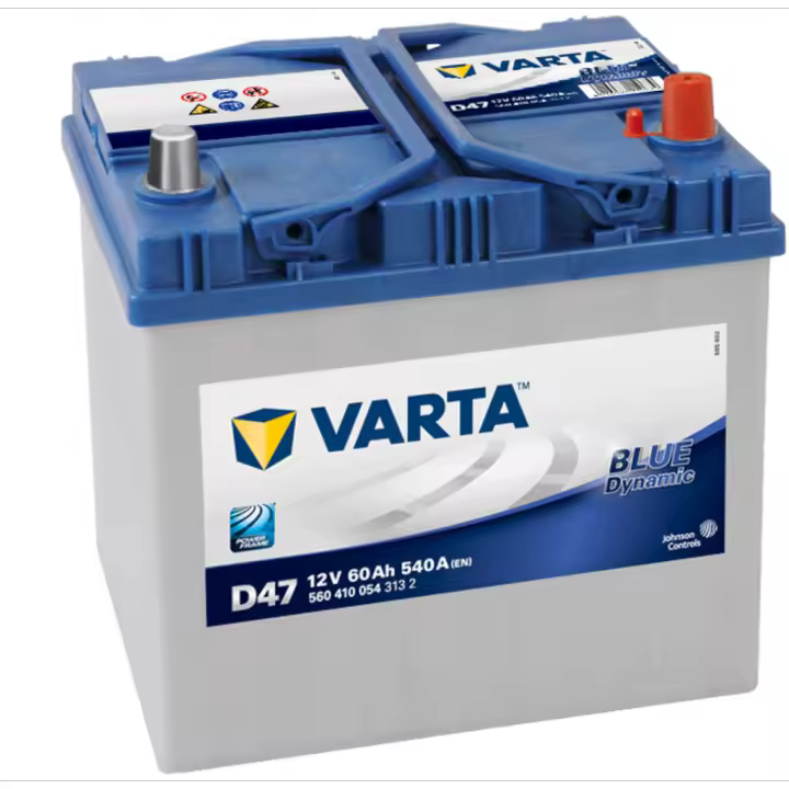 Batería de coche Varta D47 Blue Dynamic. 12V - 60Ah/540A (EN) 560 410 054 313 2 Caja D23 - 1