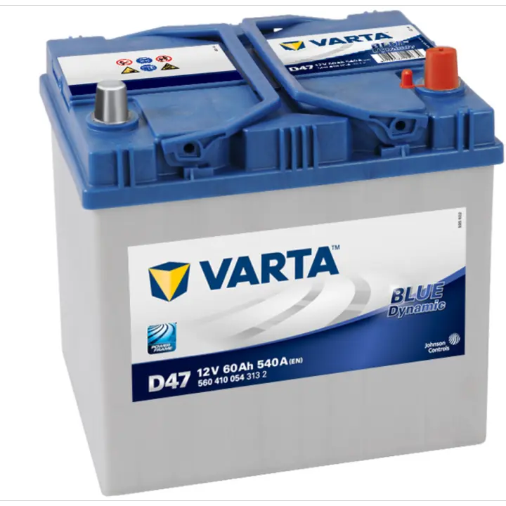 Batería de coche Varta D47 Blue Dynamic. 12V - 60Ah/540A (EN) 560 410 054 313 2 Caja D23 - 1