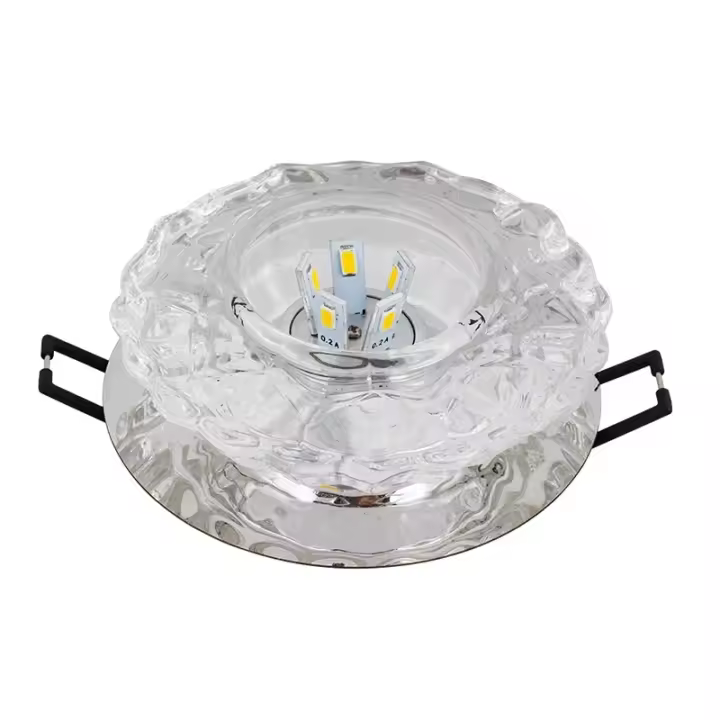 Lámpara De Cristal LED Para Decoración De Techo Sala De Estar Corredor Porche Balcón Iluminación Interior Moderna Estilo Contemporáneo - 1