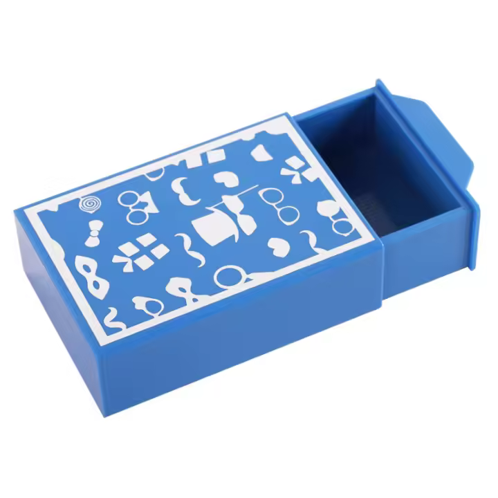Caja Mágica De Colores Morado Y Azul Juguete Divertido Y Misterioso Para Niños Y Adolescentes Caja De Magia Con Sentido Del Milagro - 1