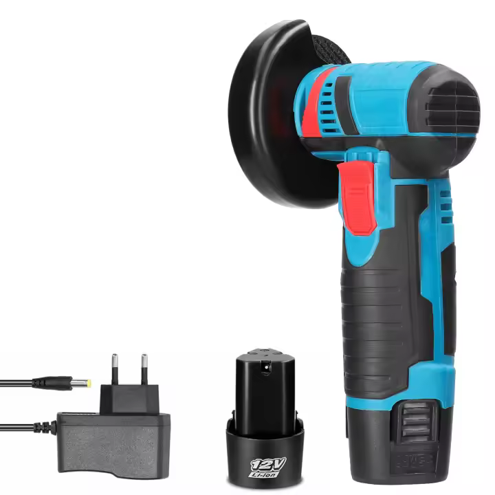 12V Mini Angle Grinder Household Rechargeable 19500RPM Cutting Machine Polishing Machine Electric Grinder Polishing Machine Power Tools - 1