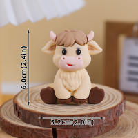 Decoraciones De Cumpleaños Para Pastel Con Topper De Animales Del Hogar De Piedra Madera Yaks Ponis Ovejas Cerditos Pollos Para Niños Y Niñas - details 12