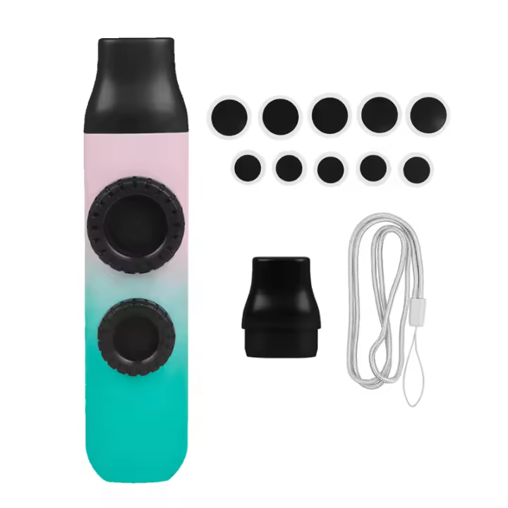 Kazu Flute ABS Zoukat Kazoo Con Dos Agujeros Reemplazables Boquilla De Soplado 10pcs Instrumento Musical Para Ukulele Y Guitarra - 1