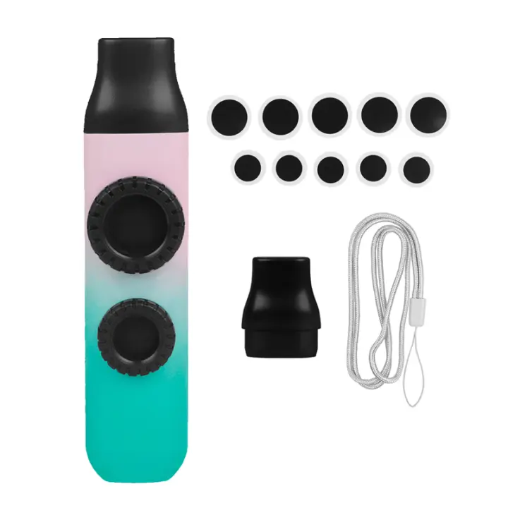 Kazu Flute ABS Zoukat Kazoo Con Dos Agujeros Reemplazables Boquilla De Soplado 10pcs Instrumento Musical Para Ukulele Y Guitarra - 1