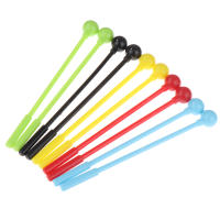 2pcs/set De Palmas De Batería De 20cm Para Adultos Y Niños Mallets De Goma Y Plástico Instrumentos De Ritmo - details 2