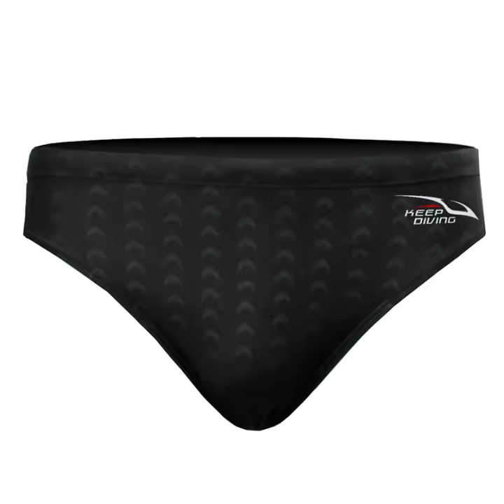 Traje De Baño Para Hombre Negro Transpirable Secado Rápido Pantalones De Natación Estilo Simple Moda Ajuste Regular Surf Wear - 1
