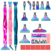 Lápiz De Perforación De Resina Para Pintura De Diamantes 5D Cabeza De Lápiz De Perforación Metálica Accesorios Para Bordado De Diamantes - details 12