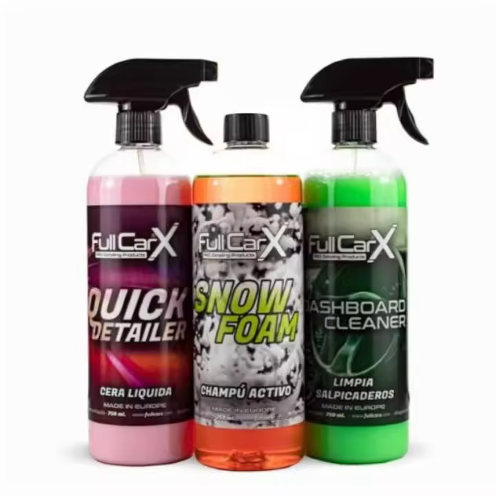 AutoFullCar - KIT LIMPIEZA BÁSICO - FullCarX - LIMPIEZA PROFESIONAL - DETAILING - 1
