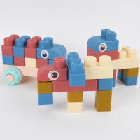 Nuevo Juguete De Educación Temprana Mejorado Bloque De Construcción De Goma Suave Grande Chupable Y Hervible DIY Para Niños - details 3