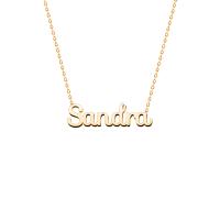 Collar Nombre Acero inoxidable Colgante Nombre  Dorado Regalos Personalizados para Mujer Cumpleaño Navidad Día de madre San valentín - details 3