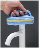 Cepillo Mágico De Limpieza Para Cocina Y Baño Con Mango Especial Para Lavabo Y Azulejos Cepillo De Sosa De Plástico Para Desinfección Del Hogar - details 6