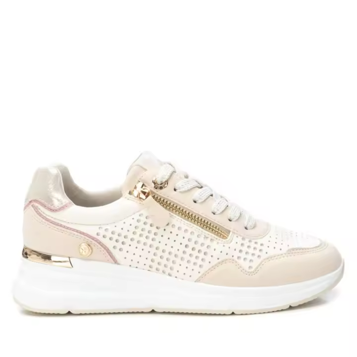 Xti zapatilla confort para mujer 143990 color beig - 1