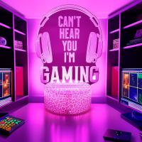 Lámpara De Noche LED NEON GAMER 3D Iluminación RGB Para Habitación De Juegos Decoración De Pared Luz De Mesa Personalizada Para Niños - details 9