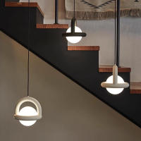 Iluminación Colgante De Lámpara De Bollos Creativa Y Simplicidad Nórdica Para Barra De Restaurante Y Pared De Dormitorio Material De Aluminio Fuente De Energía AC - details 5