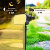 Luces Solares Para Paisaje IP65 Impermeables Con 3 Modos Luz Solar Para Jardín Camino 72/68 LED Modernas Para Exterior - details 6