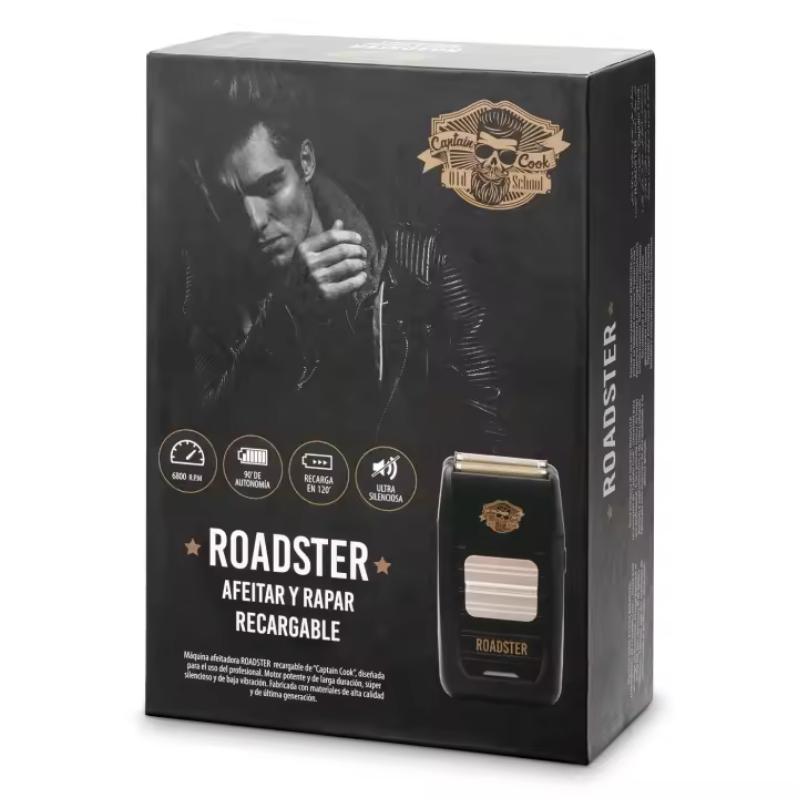 AFEITADORA NEGRA ROADSTER (marca: Captain Cook) - 1