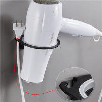 Soporte De Secador De Pelo De Aluminio Espacial Para Pared Organizador De Baño Estante De Almacenamiento Montado En La Pared Con Capacidad De Carga De 10kg 8cm - details 8