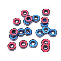 Juego De 10 Rodamientos De Bola Profunda 608 2RS Acero Sellado Para Patinetas Y Accesorios De Skateboarding 608RS 608-2RS - details 0