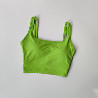 Sudadera Deportiva Para Mujer Con Correa En Hombro Y Espalda Hermosa Absorbedora De Choques Suéter De Yoga Deporte Fitness Running Outerwear Chaleco - details 3