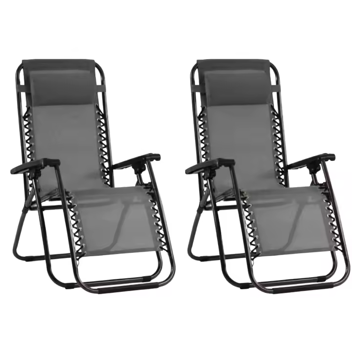 Start Electric | Tumbona Reclinable y Plegable Gravedad Cero - Sillón con Respaldo Alto y Reposapiés para Piscina, Camping y Jardín - 52x53x108/43cm - 1