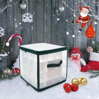 Caja De Almacenamiento De Navidad 64 Cuadrículas Organizador De Esferas De Navidad Decoraciones De Árbol De Navidad Juguete - details 6